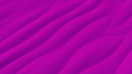 Purple abstraction with smooth, convex patterns. Liquid texture. Purple background. 3D image.
