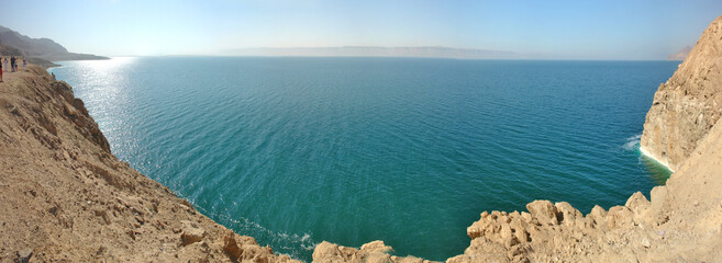 View of the Dead Sea from Jordan 