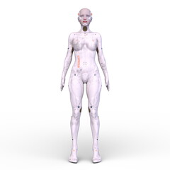 女性サイボーグ