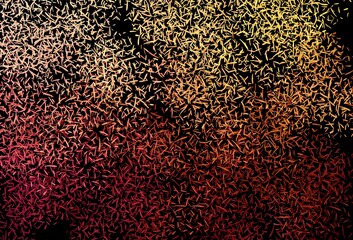 Dark Red, Yellow vector background with straight lines.