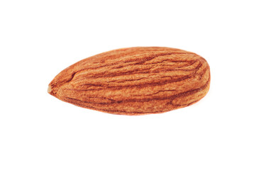 almonds on white background
