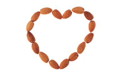 heart shaped almonds