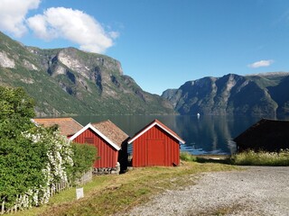Fototapeta na wymiar Flam, Norwegen, Fjord