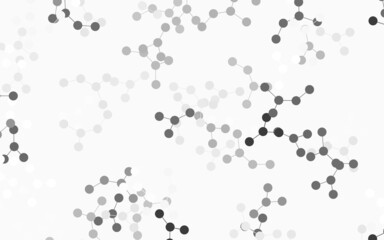 Light Gray vector backdrop with artificial intelligence data.