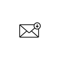envelope icon  vector for web