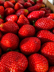 strawberries close up