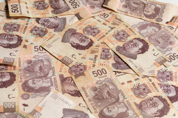 billetes de quinientos Mexico antiguos