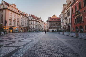Fototapeta na wymiar Prague Old town square 
