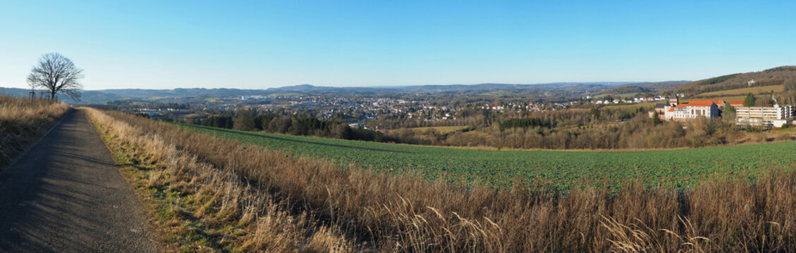 Sankt Wendel – Kreisstadt im Saarland im Herbst Winter