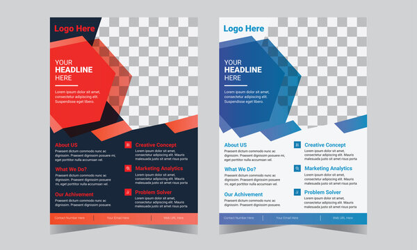 Elegant corporate business flyer template