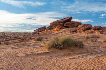 Rock Formation outside Horseshoe Bend 