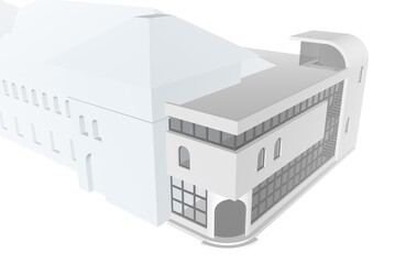 3d model of a building