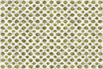 背景素材　古びた菊菱のパターン柄