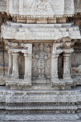 Fototapeta premium Architecture of world heritage site Hampi temple ruines in Karnataka, India