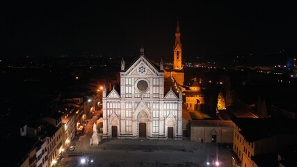 Fototapeta na wymiar Basilica di Santa Croce Firenze