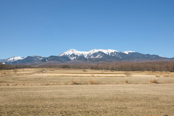 Obraz premium 八ヶ岳と山麓