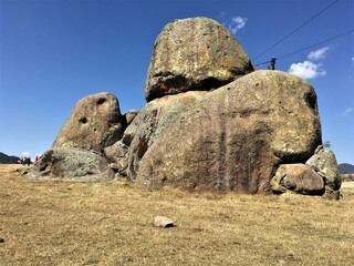 Big stones in Tapalpa Mexico