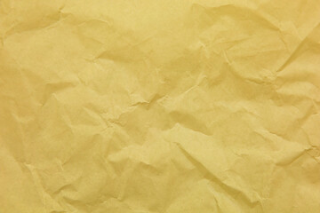 Yellow paper with wrinkles texture