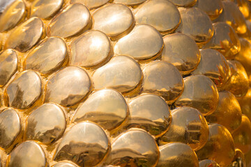 Golden dragon scales texture