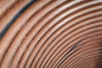 Brown roof of Glass Reinforced Polyester