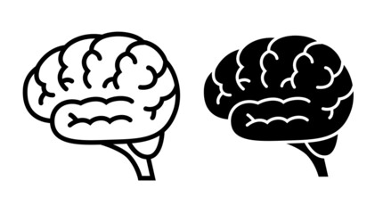 脳のイラスト・アイコン