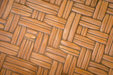 Old texture bamboo weav pattern