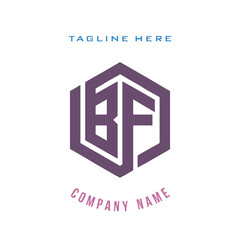 BF  lettering logo is simple, easy to understand and authoritative
