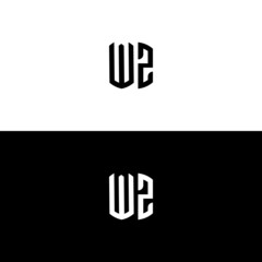 Fototapeta na wymiar Creative-WS-Architecture-Monogram-letters-Logo