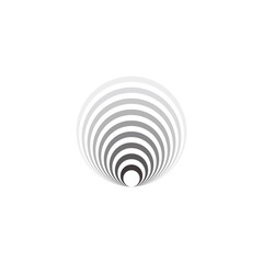 stripes motion 3d tunnel gradient motion symbol decoration vector