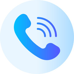 phone call gradient icon