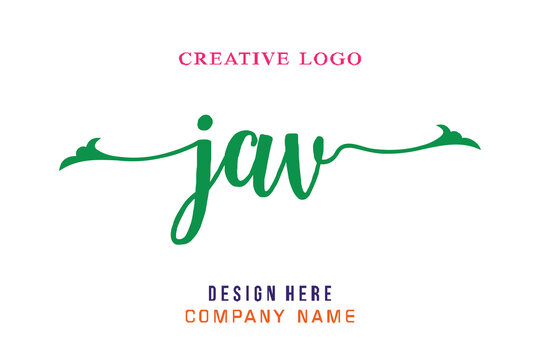 JAV  lettering logo is simple, easy to understand and authoritative