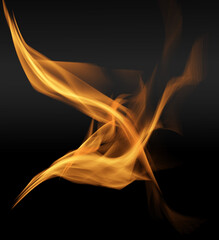 Flame background illustration