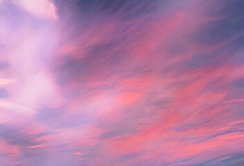 pink clouds, sky background