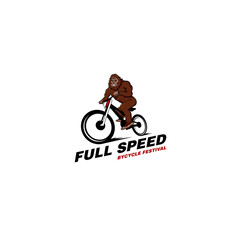 Modern design flat colorful Full Speed logo design