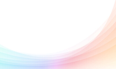 重ねた波型曲線の背景素材