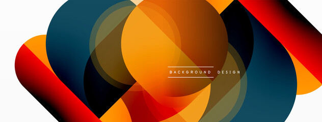 Geometrical minimal wallpaper. Geometric shapes. Vector illustration for wallpaper banner background or landing page