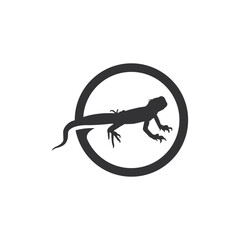 Obraz na płótnie Canvas animal vector lizard salamander gecko crocodile and reptiles design logo