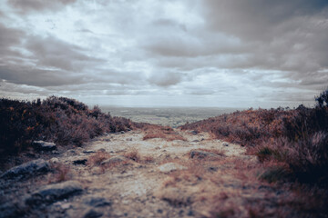 clouds over the mountains