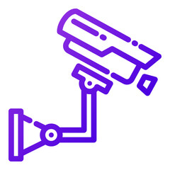 cctv camera icon illustration