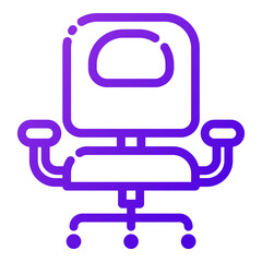 office chair icon illustration