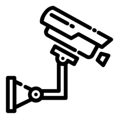 cctv camera icon illustration
