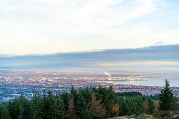 view of the city