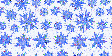 Winter vector background, snowflakes, christmas theme