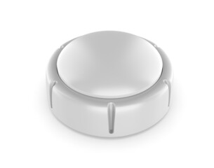 Blank Applause and Cheers Noise Button Buzzer for Office Soccer Party And Gag Gift. 3d render illustration.