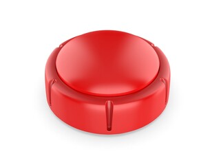 Blank Applause and Cheers Noise Button Buzzer for Office Soccer Party And Gag Gift. 3d render illustration.