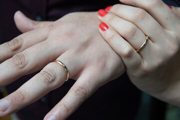 rings on hands