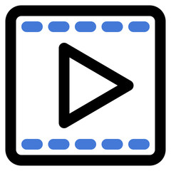 video player icon illustration