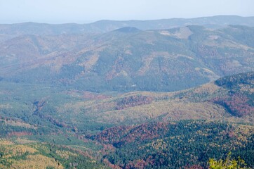 Fototapeta premium landscape with mountains