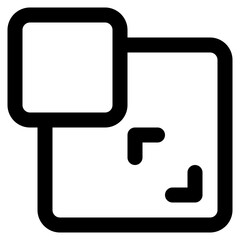 resize icon illustration