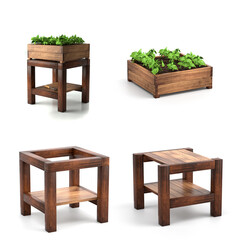 Wood furniture diy. Bed gardening